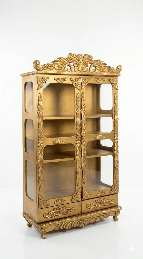 Armário Luís XV Dourado