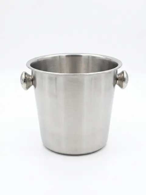 Balde de gelo de inox grande