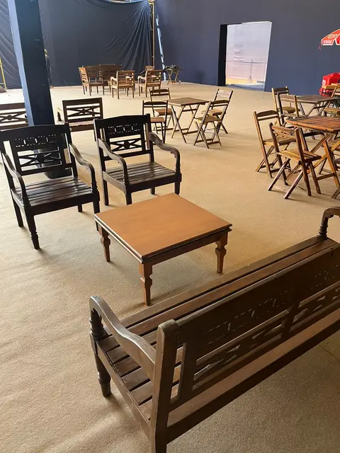 jogo de Lounge de madeira