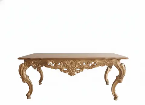 Mesa Luiz XV Dourada (2,x1,0)