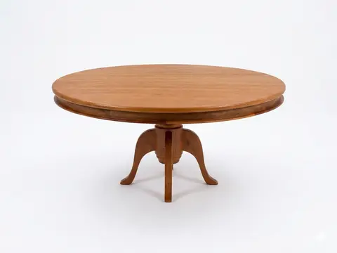 Mesa Redonda de Madeira Pé Clássico D;1,60 A;0,80