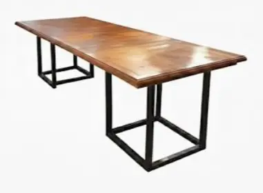 mesa retangular (3,01 x 1.,0) pe de ferro