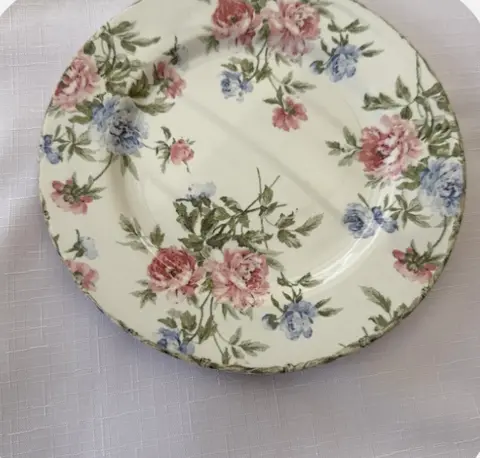 Prato de Sobremesa Florido