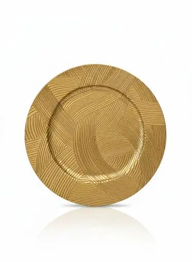 Sousplat dourado