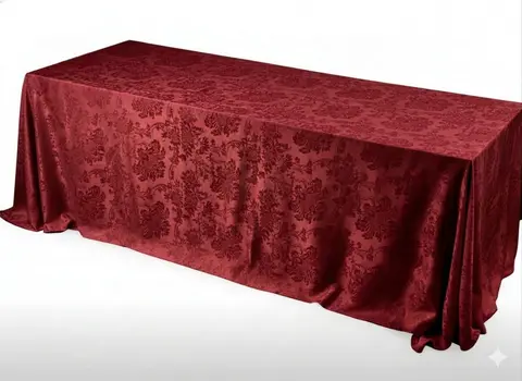 Toalha de Buffet Vermelha Kamila