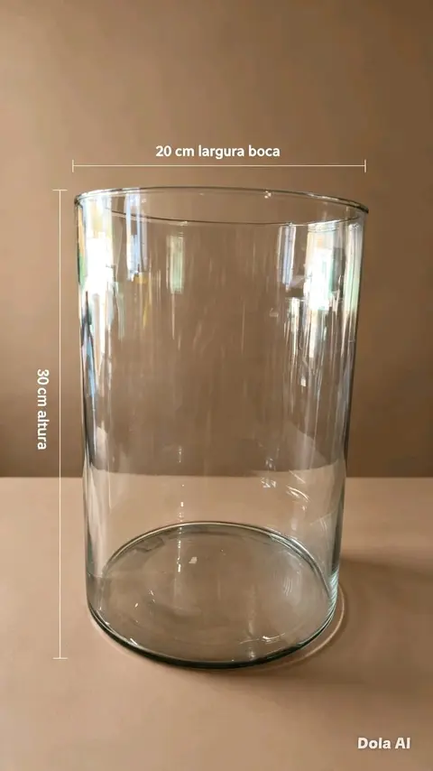 VASO CILINDRO 0,30 CM ALT 0,20 BOCA
