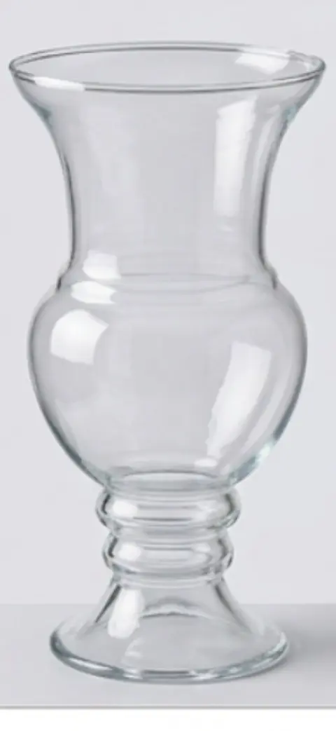 Vaso Vidro Alto Gordo Casca de ovo A:0,44 D:0,25